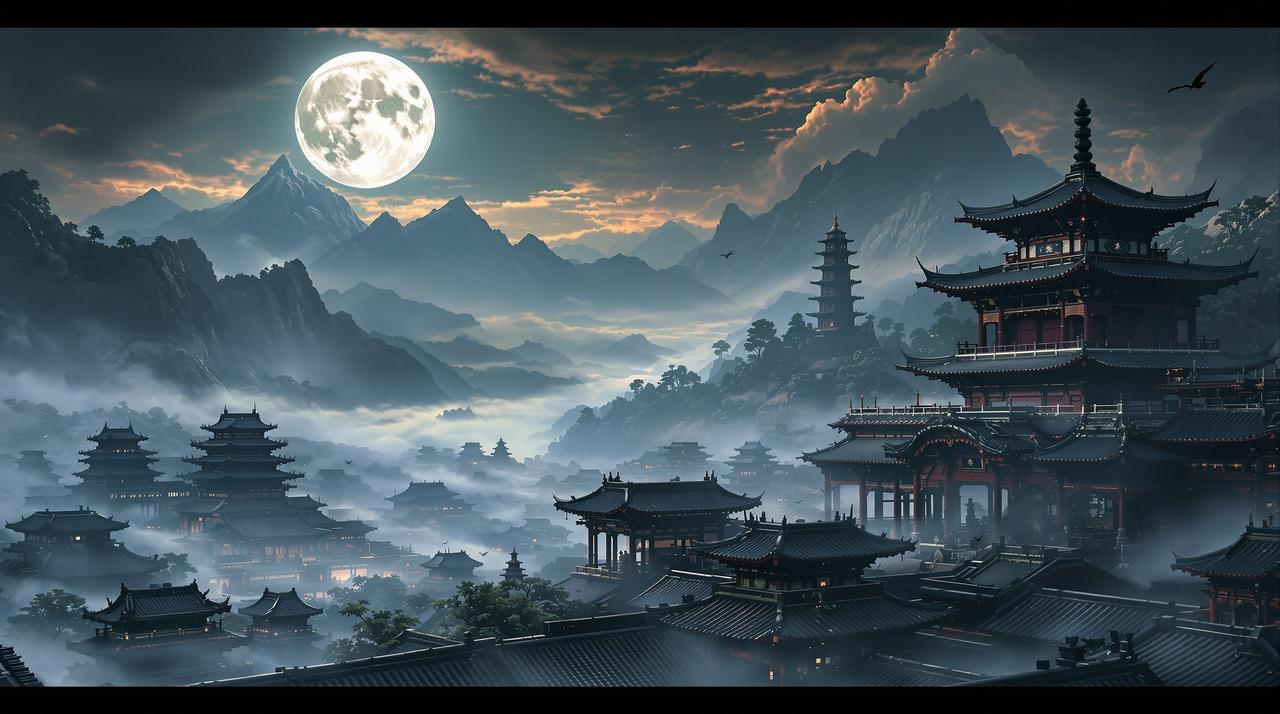 动漫在线观看作品江湖旧事背景图